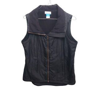 Columbia Fleece Lined Vest Black Size Medium